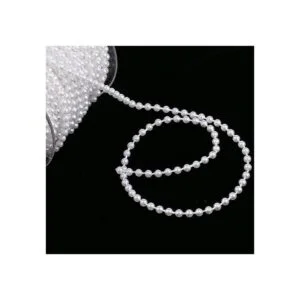 AdasBridal Cuerda de carrete de perlas blancas de_3