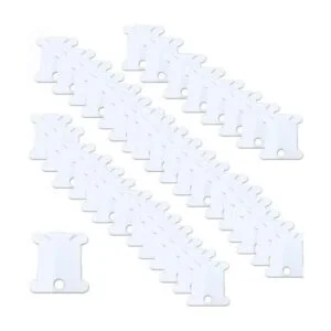 300 bobinas de hilo dental de plástico para cruz de hilo
