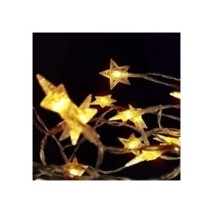 Guirnalda de luces de estrellas funciona con pilas 40_2