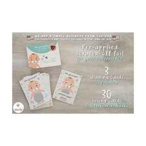 Baby Shower Games 33 tarjetas de sorteo Emojie poopie_2