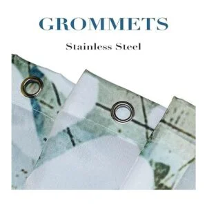 Final Friday Cortina de ducha con diseño de tortugas_6