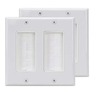 Cepillo de pared doble cuadrilla 2 paquetes cubierta de