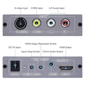 EASYCEL Convertidor RCA Svideo a HDMI RCA compuesto CVBS_3