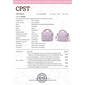 KASQO Lonchera de neopreno para niñas con bolsillo_2