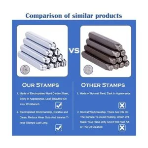 BENECREAT Paquete de 12 sellos 0.25 pulgadas_3