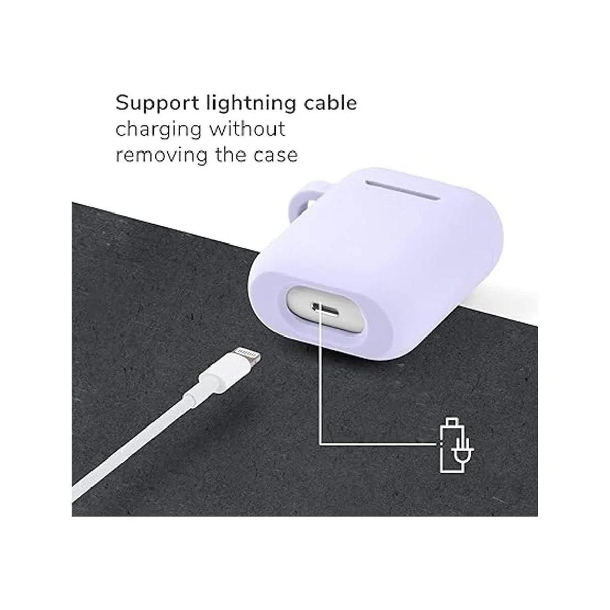 GMYLE Funda de silicona para AirPods fundas protectoras_4