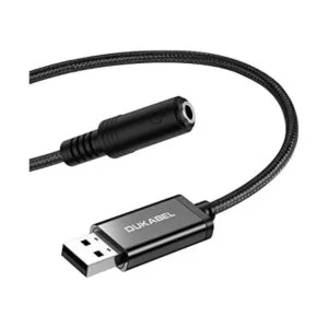 DUKABEL Adaptador de audio USB a conector de 0.138 in_1