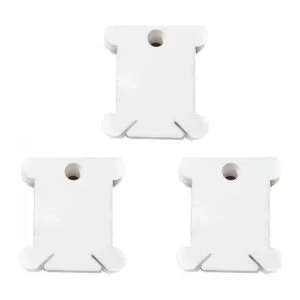 300 bobinas de hilo dental de plástico para cruz de hilo