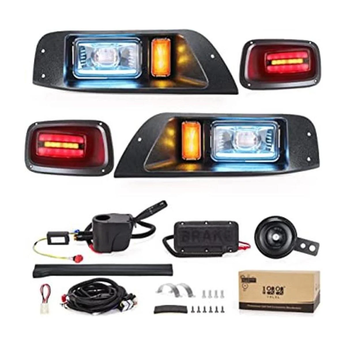 10L0L Kit de luces LED Ezgo TXT para carrito de golf con_1
