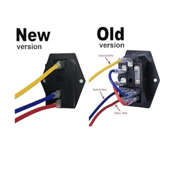 3Dman Interruptor basculante de 15A 250V Enchufe de módulo_3