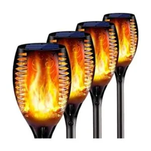 Antorchas solares para exteriores 4 unidades 96 luces_1