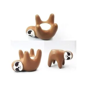 Bonito soporte de anillo perezoso divertido soporte de_4