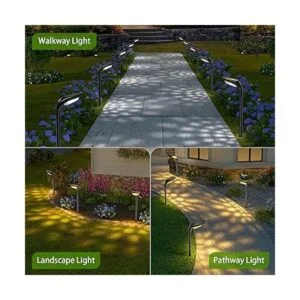 Luces solares para exteriores IP55 impermeables para_2