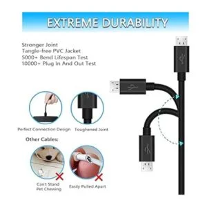 Cargador de teléfono compatible con Jitterbug Flip UL_3