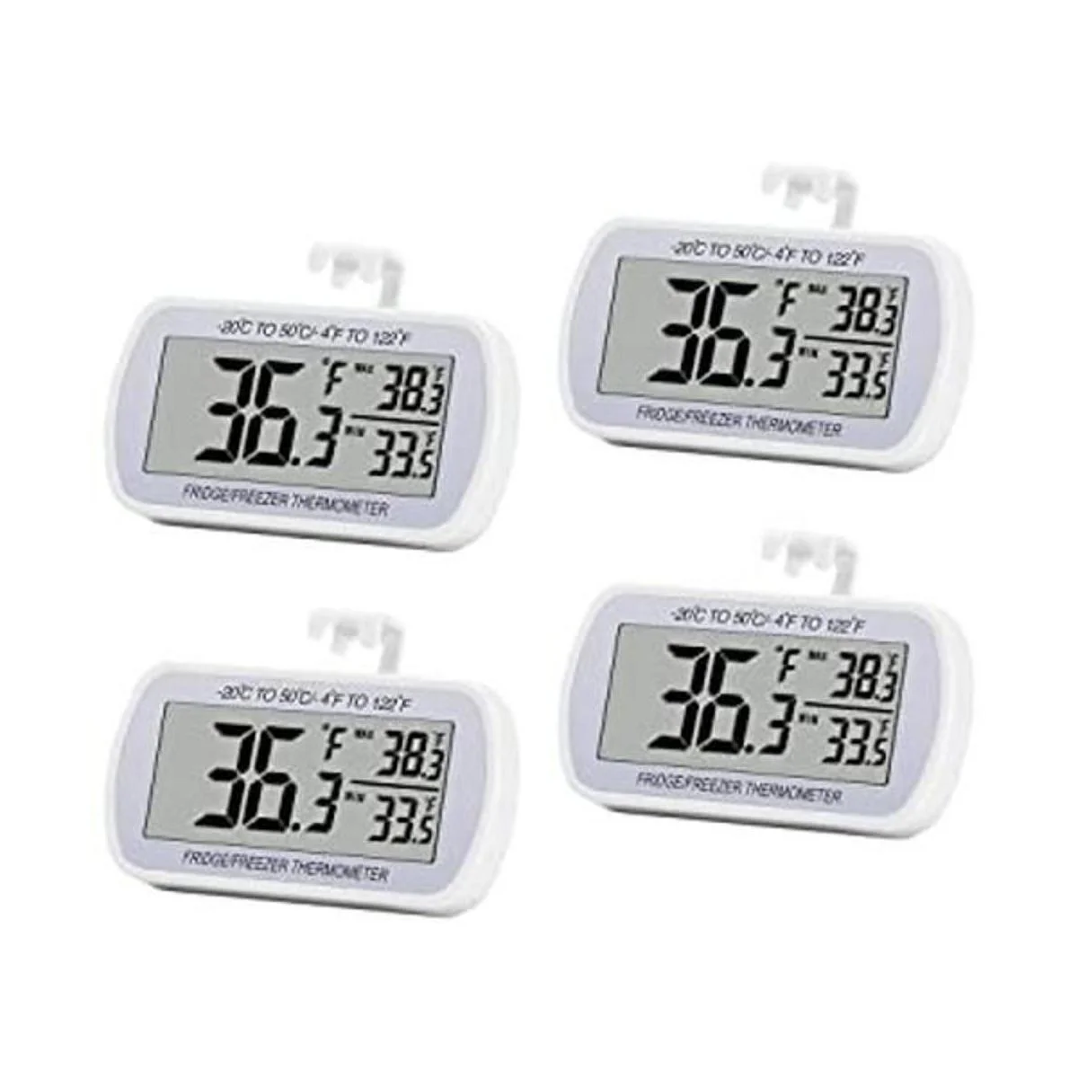Paquete de 4 termómetros digitales para refrigerador_1