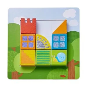 HABA Juego de rompecabezas de madera grueso con tarjetas_2