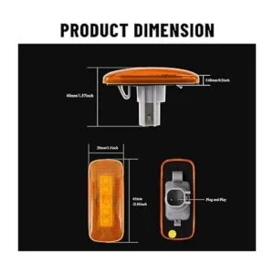 Luces LED para guardabarros laterales de la cama trasera_5