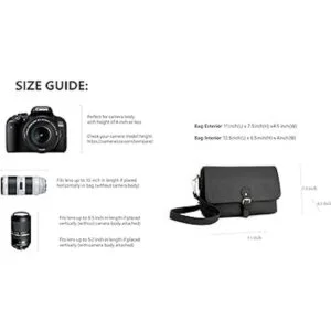 Meliae Bolso para cámara DSLR para mujer elegante bolsa_3