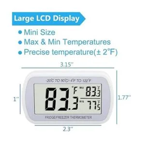 Paquete de 4 termómetros digitales para refrigerador_2
