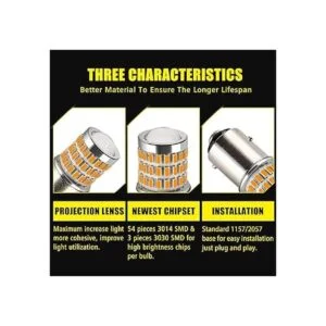 Bombillas led Auxlight 1157 2057 2357 7528 de repuesto_2