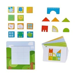 HABA Juego de rompecabezas de madera grueso con tarjetas_4