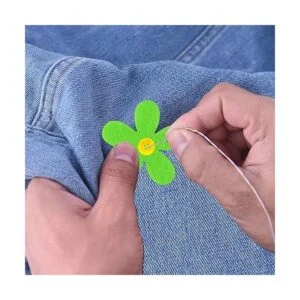 Coopay 250 piezas Flores de fieltro de tela adornos de