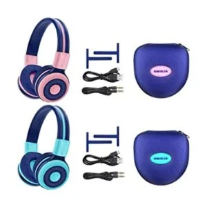 SIMOLIO Paquete de 2 auriculares inalámbricos Bluetooth_1