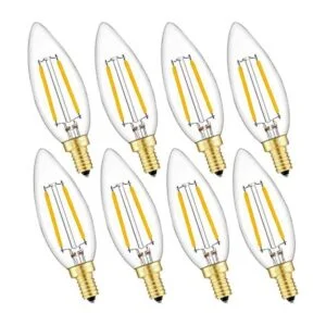 OMAYKEY Bombilla LED de 2 W equivalente a 25 W 2700 K_1