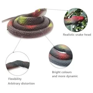 Lechay Serpientes de goma para mantener alejados a los_5