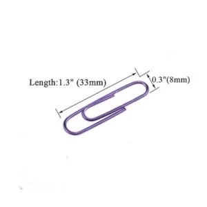 HAHIYO Clips de papel grandes 2.0 in de longitud púrpura_2