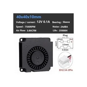 2 paquetes de ventilador centrífugo Wathai de 1.575 in x_2