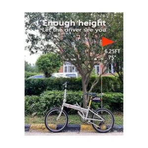 Banderas de bicicleta mejoradas con poste de 6 pies de_6