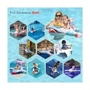 Free Swimming Baby Anillo de natación inflable para niños_6