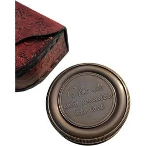 Brújula magnética de latón Nautical Not All Those Who_5