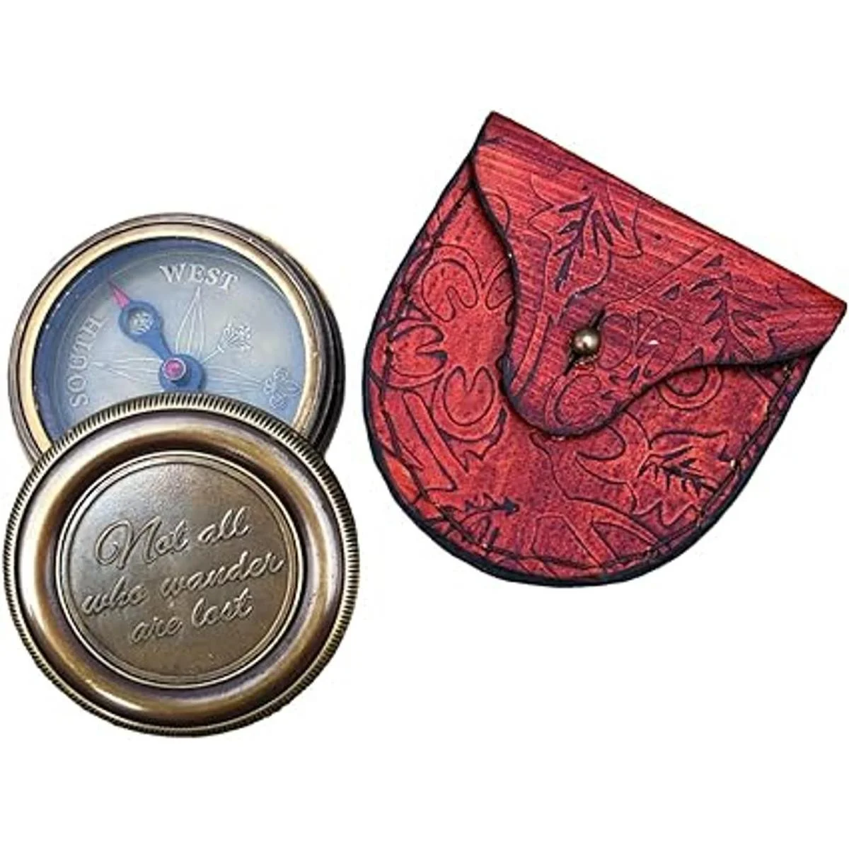 Brújula magnética de latón Nautical Not All Those Who_2