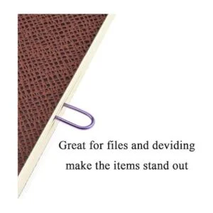 HAHIYO Clips de papel grandes 2.0 in de longitud púrpura_6