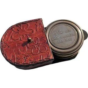 Brújula magnética de latón Nautical Not All Those Who_1