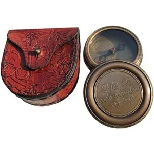 Brújula magnética de latón Nautical Not All Those Who_4