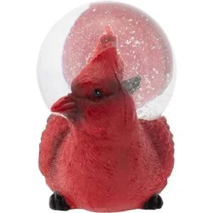 Figura de cardenal rojo mamá y bebé de 1.772 in con_4