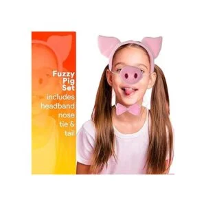 Skeleteen Juego de accesorios para disfraz de cerdo_2