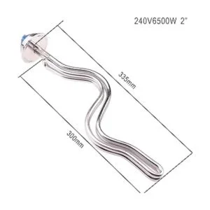 DERNORD Calentador de agua eléctrico de 2 pulgadas OD64