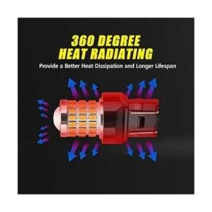 AUXLIGHT 7443 7440 T20 Bombillas LED blanco ambar_5