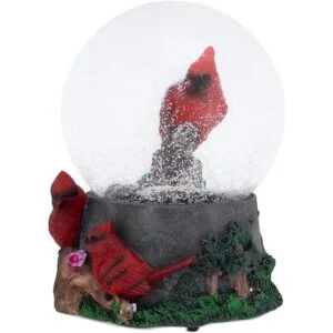 Elanze Designs Spring Blossom Cardinals Globo musical de_2