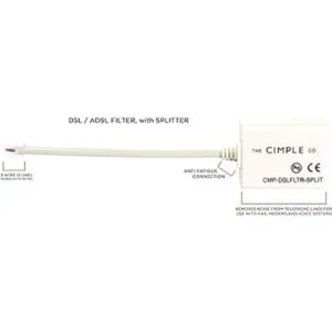 Filtro DSL de 2 cables 1 línea con divisor integrado_5