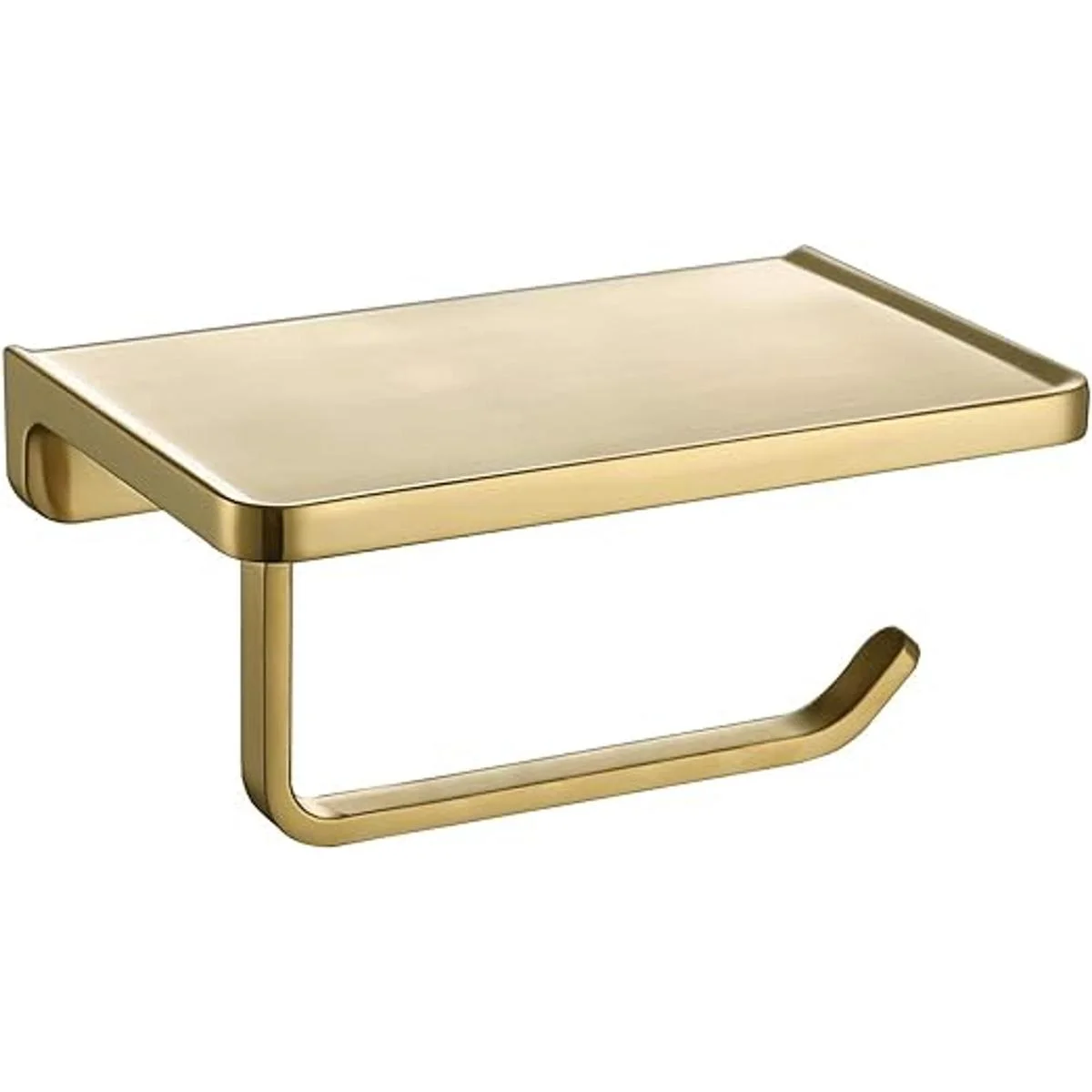 TRUSTMI Soporte de papel higiénico con estante para