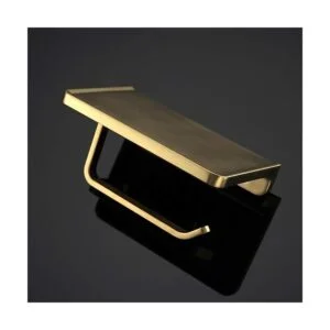 TRUSTMI Soporte de papel higiénico con estante para