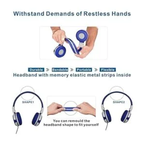 SIMOLIO Auriculares con cable para adolescentes y niñas y