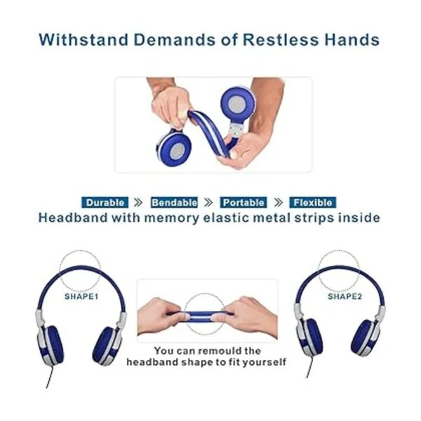 SIMOLIO Auriculares con cable para adolescentes y niñas y