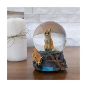 Elanze Designs Clever Fox Friends Globo de nieve musical_2