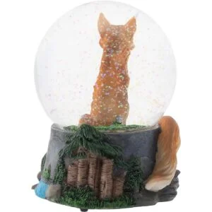 Elanze Designs Clever Fox Friends Globo de nieve musical_3